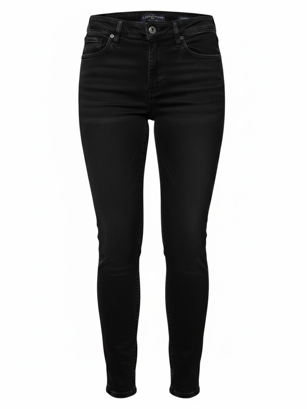 Black High-Rise Skinny Jeans - Women's